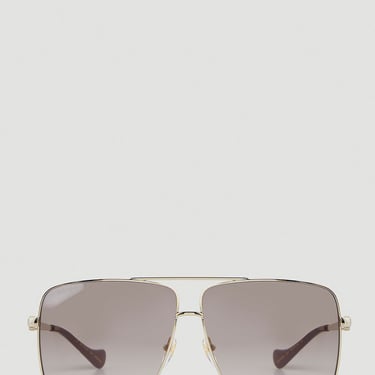 Gucci Women Navigator Square Frame Sunglasses