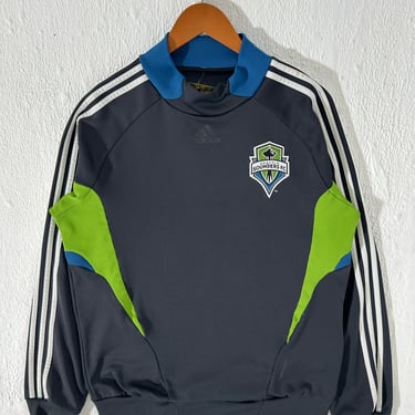 Y2k Seattle Sounders FC Xbox Live Adidas Long Sleeve Warm Up Sweatshirt Sz. L