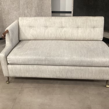 Gray loveseat