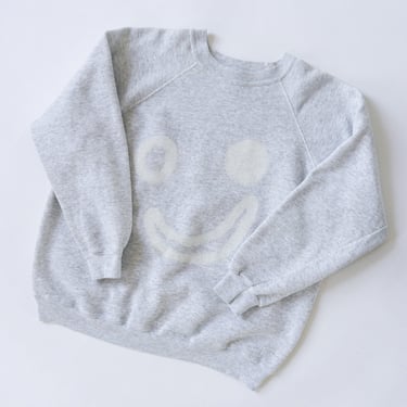 Face Pullover in Light Heather Grey