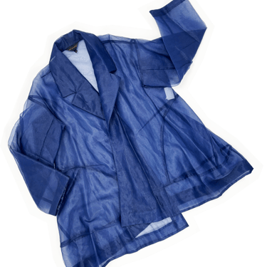 Comme des Garcons S/S 1997 sheer lumps and bumps coat
