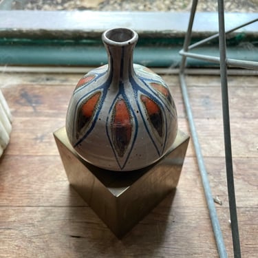 Vintage 1960s Takahashi Japanese Bud Vase Ceramic San Francisco Japan Mid-Century Modern 