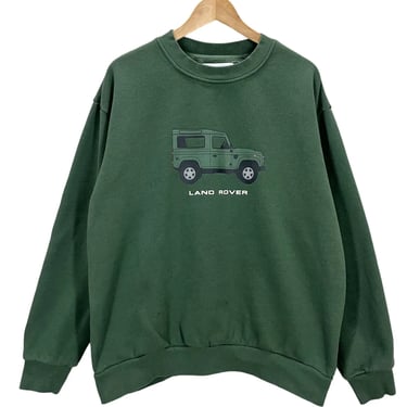 Land Rover Defender Green Crewneck Sweatshirt Medium
