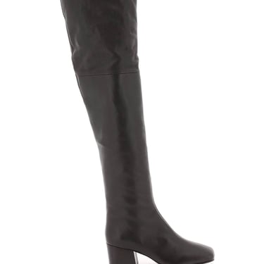 Lemaire Leather Cuissardes Boots Women