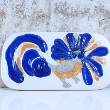 Bennington Potters Bird Plaque Designed by David Gil 