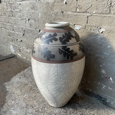 Raku Vase