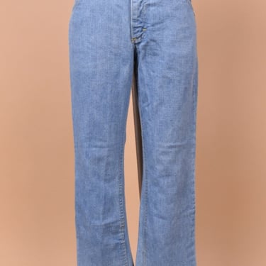 Denim Light Wash Rigid Cropped Jeans By Lee, XS/S