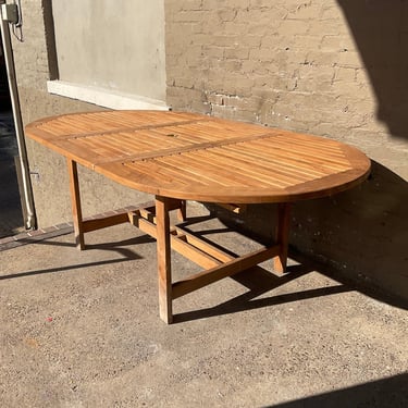 Teak Outdoor Table, Waterbury CT