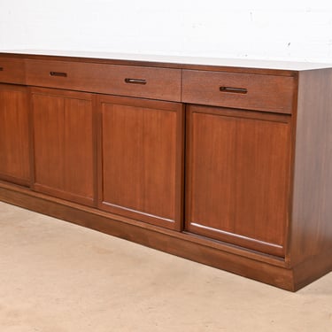 Edward Wormley for Dunbar Mid-Century Modern Mahogany Sideboard Credenza, Newly Refinished