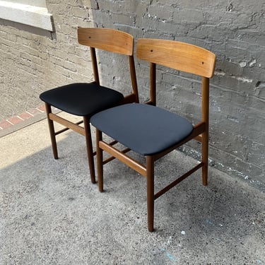 Pair of Danish Modern Side Chairs