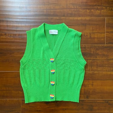 Vintage 1970’s Green Vest 