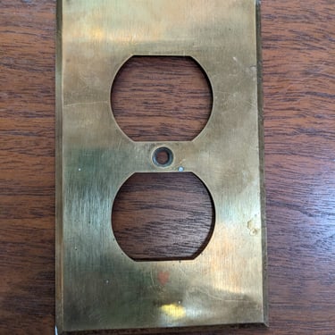 MCM brass switch plate 2.75 x 4.5