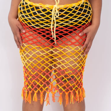 Theo Bot x BRZ - Hot Cheetos Crochet Skirt