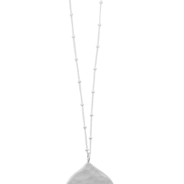 Philippa Roberts - medium hammered drop necklace