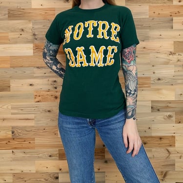 70's University of Notre Dame Vintage Champion T Shirt 