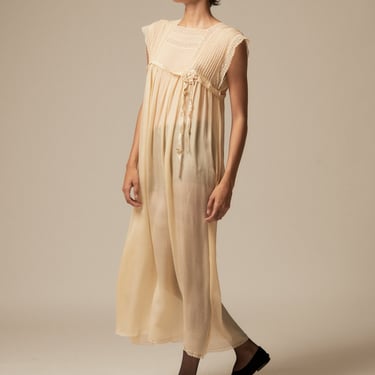 Antique Silk Chiffon Dress