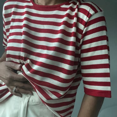 vintage striped minimalist pure silk essential short sleeve button down blouse 