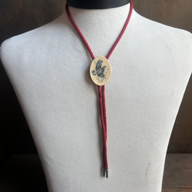 Flying Pheasant Bolo Tie