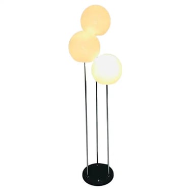 Robert Sonneman Triple Stem & Globe Lollipop Floor Lamp 