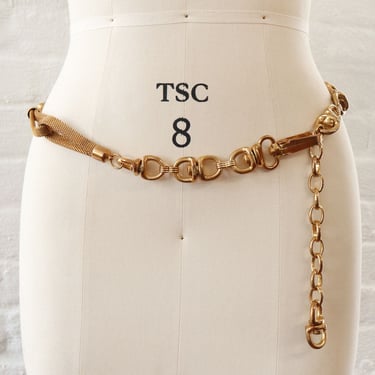 Warm Gold Heavy Chain Belt