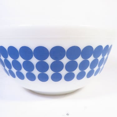 Pyrex Blue Polka Dot Mixing Bowl - Blue New Dots Pyrex 