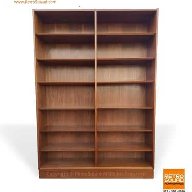 Danish Modern Teak Bookcase Wall Unit by Poul Hundevad MCM Mid Century Modern