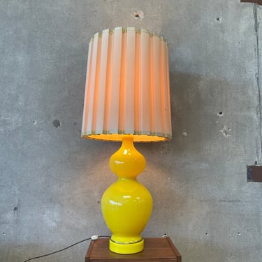 Mid Century Murano Glass Lamp By Marbro