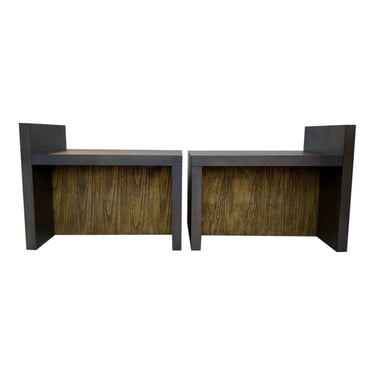 Baker Milling Road Mid-Century Modern Style Better Together Benches Pair
