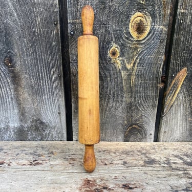 Antique Rolling Pin — Wooden Rolling Pin — Wood Rolling Pin — Rolling Pin Wood — Antique Baking Supplies — 