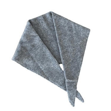 Cashmere Bandana - Heather Grey