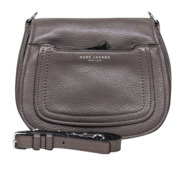 Marc Jacobs - Taupe Pebbled Leather Crossbody Bag