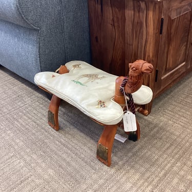 Camel Saddle Back Foot Stool