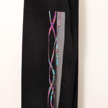 KOOS van den Akker Long Black Vintage Dress, Sun Dress, Overalls, Long Maxi Dress Designer Boho 1980's, 1990's 