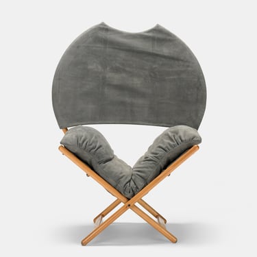 Vico Magistretti model  "Regina D' Africa” folding lounge chair for Alias, Italy, 1979