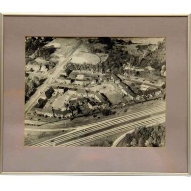 Framed & Matted Aerial Photo