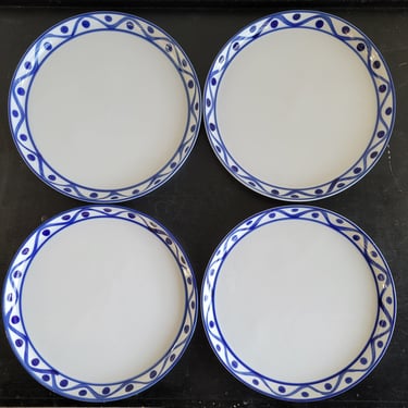 Set of Four Dansk &quot;Cord&quot; Dinner Plates