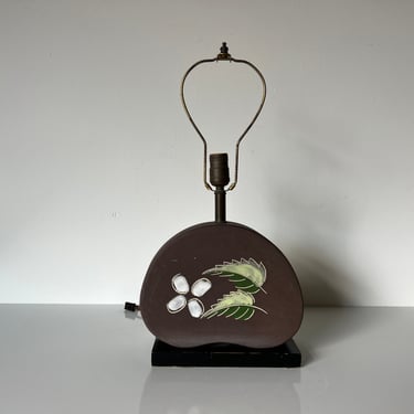 50's Mid-Century Handmade Studio Pottery Table Lamp 