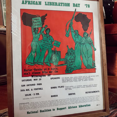 Vintage African Liberation Day Poster (May 20, 1978)