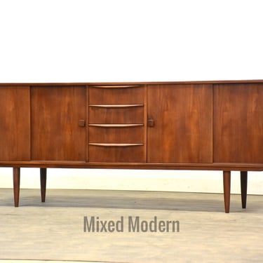 Danish Modern Teak Sideboard Credenza 