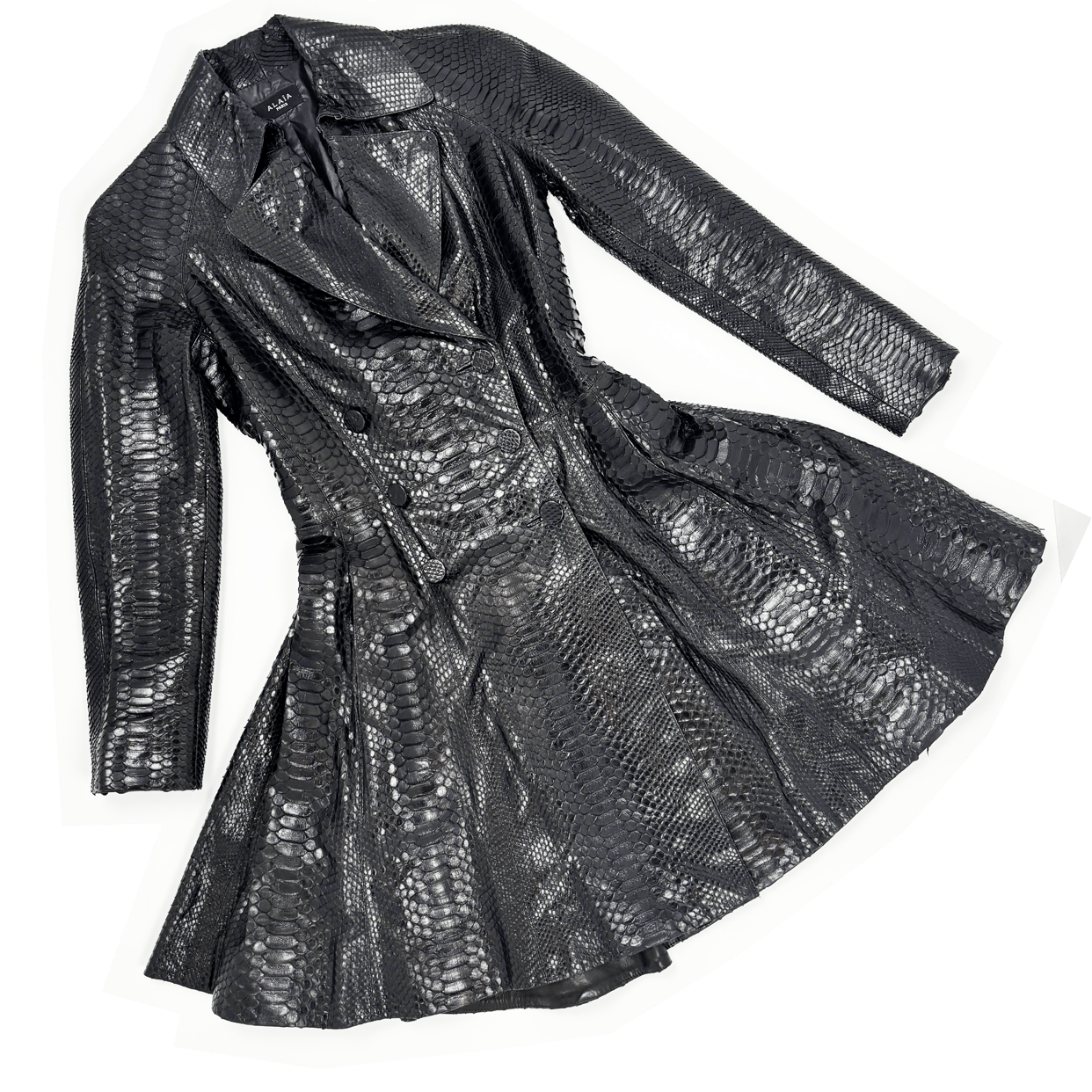 Alaia python trench coat | James Veloria - Two Bridges - New York, NY ...