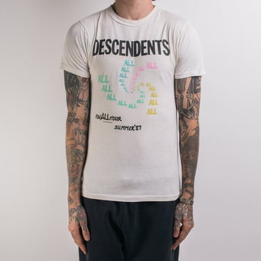 Vintage 1987 Descendents FinALL Tour T-Shirt 
