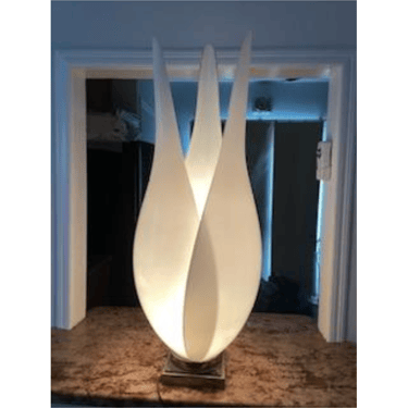 Rougier Acrylic Petal Lamp, 1980s