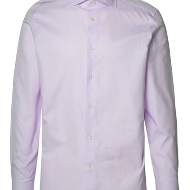 Zegna Man Two-Tone Cotton Shirt