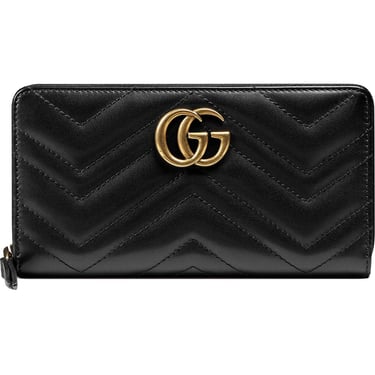 Gucci Women Gg Marmont Leather Wallet