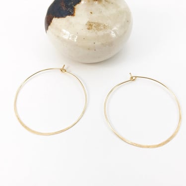 Medium Hoop Earrings - 14k gold fill, rose gold fill, sterling silver