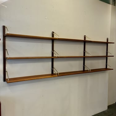 Teak & Aluminum Wall Unit from Denmark ca 1964