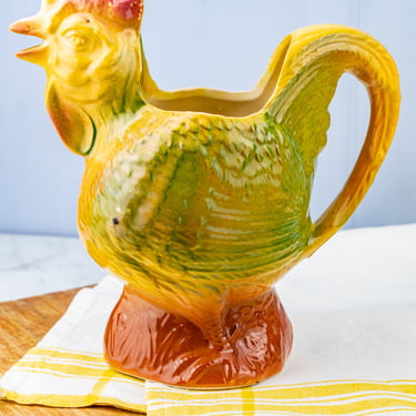 Vintage French Rooster Pitcher