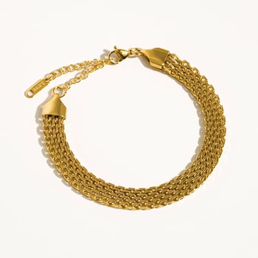 Caden 18K Gold Non-Tarnish Bold Chain Bracelet