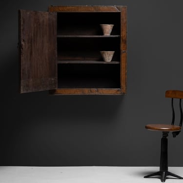 Wall Cupboard / Factory Chair