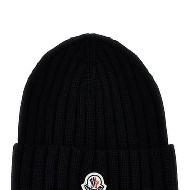 Moncler Women Logo Patch Beanie